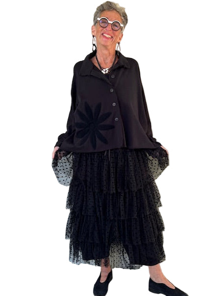 Cheyenne 100% Cotton Boxy Cropped Jacket