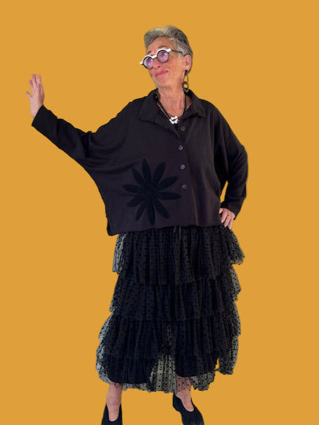 Cheyenne 100% Cotton Boxy Cropped Jacket