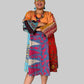 Reversible Upcycled 100% Saris Kantha Dress