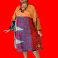 Reversible Upcycled 100% Saris Kantha Dress