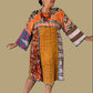 Reversible Upcycled 100% Saris Kantha Dress