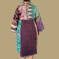 Reversible Upcycled 100% Saris Kantha Dress
