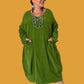 Transparente  Big Pocket Dress (Kiwi)