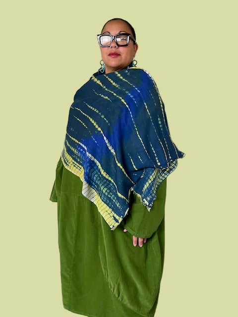 Turquoise Wool Wrap