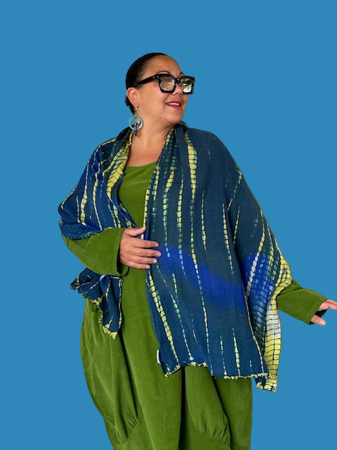 Turquoise Wool Wrap