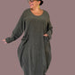 Transparente  Big Pocket Dress (Olive)