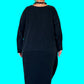 Transparente  Big Pocket Dress (Black)