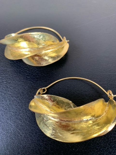 24K Gold Plated Fulani Earrings (2 Sizes)
