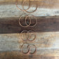 Copper Hand-Hammered Hoops from Mali