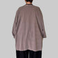 Oversized Corduroy Top with Pocket (Bordeaux, Camel, Denim)