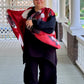 DTH 100% Silk African Savanna Short Kimono Jacket