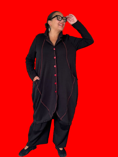 Cheyenne 100% Cotton Marion Jacket (Black)