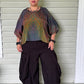 DTH 100% Hand Dyed Silk Boxy Top (Nightfall)