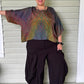 DTH 100% Hand Dyed Silk Boxy Top (Nightfall)