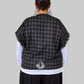 DTH 100% Wool Boxy Vest with Black/White Trim
