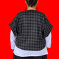 DTH 100% Wool Boxy Vest with Silk Trim