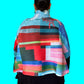 Vanite Couture Fringed Jacket (Blue/Red)