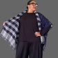 Riya Reversible Plaid Kimono Jacket