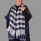 Riya Reversible Plaid Kimono Jacket