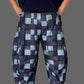 DTH Denim Patchwork Seamed Pants