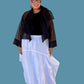 DTH Architect Skirt in 100% Silk Shantung