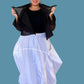DTH Architect Skirt in 100% Silk Shantung