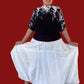 DTH Architect Skirt in 100% Silk Crush