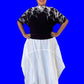 DTH Architect Skirt in 100% Silk Crush