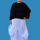 Transparente White Layered Skirt