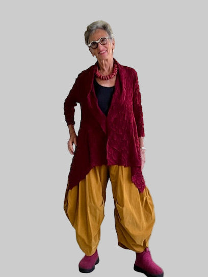 Side Panel Corduroy Pants (Mustard)