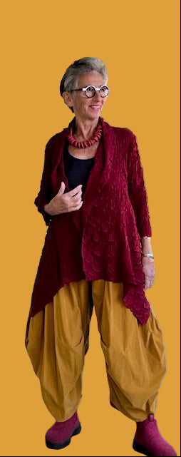 Vanite Couture Wine Jacket Duster