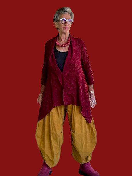 Vanite Couture Wine Jacket Duster