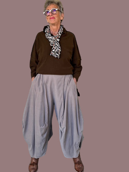 Side Panel Corduroy Pants (Taupe)