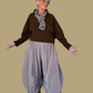 Side Panel Corduroy Pants (Taupe)