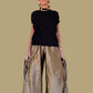 Planet 100% Silk Big Pocket Pants (Bronze)