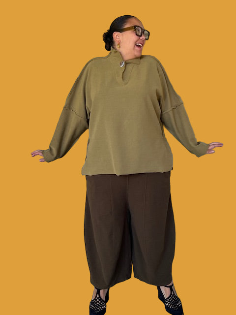 Gertie's Eleven Stitch Hobo Pants (Black, African Gold, Teak)