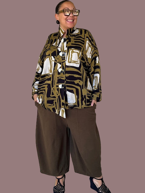 Asymmetrical Top with Dolman Sleeve