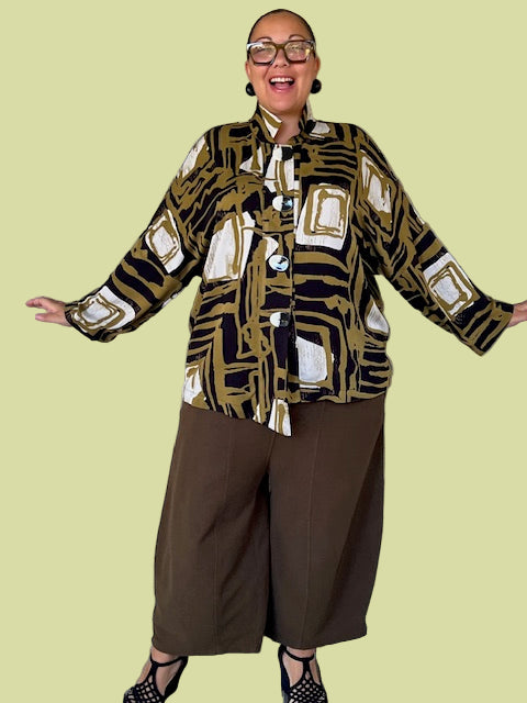 Asymmetrical Top with Dolman Sleeve