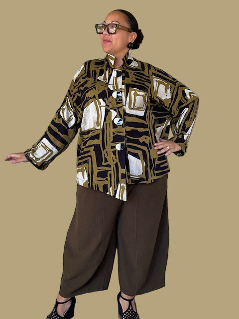 Asymmetrical Top with Dolman Sleeve