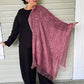 Sheer Mauve Scarf