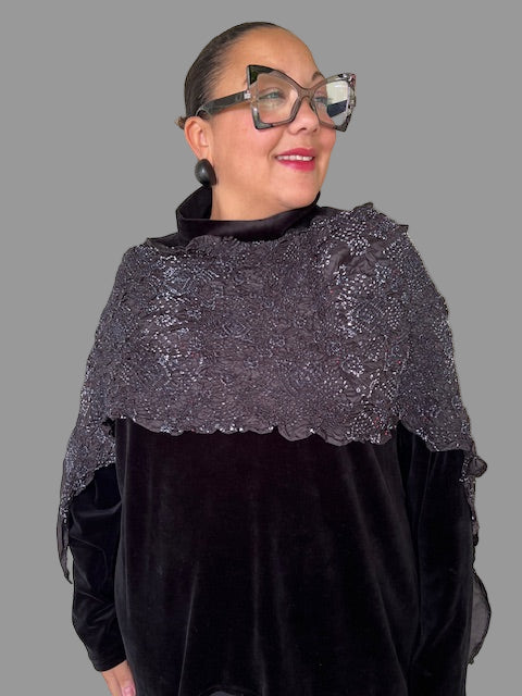 Kamal Bandhani 100% Silk Handmade Scarf