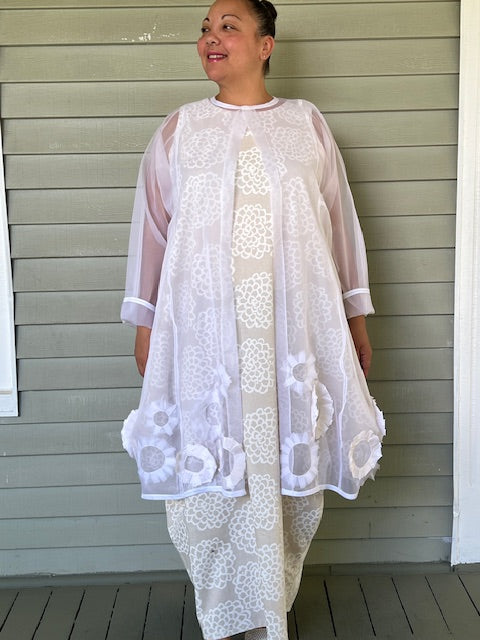 DTH 100% Japanese Linen Bubble Dress