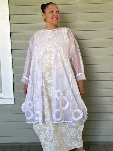 DTH 100% Japanese Linen Bubble Dress