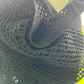 Black Felted Net Scarf