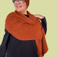 Baby Alpaca Boucle Scarf (Rust)