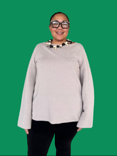 Nollie Sweater (Beige or Wine)