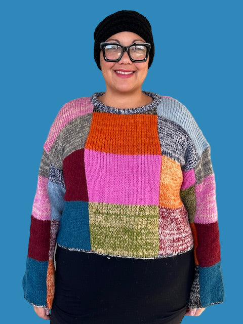 Mohair Patch Sweater