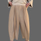 DTH Gold Lame Seamed Pants