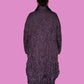 Ray Harris High Collar Combination Coat (Eggplant or Gray)