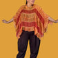 DTH Silk Cotton Poncho (Sherbet)